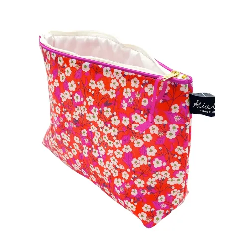 Alice Caroline Wash Bag Liberty Mitsy Chilli