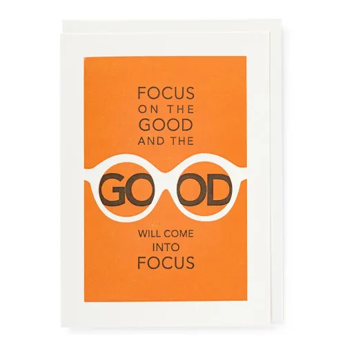 Focus on the Good Greetings Card QP592