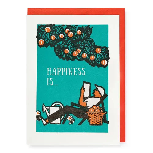 Happiness Is Greetings Card QP653