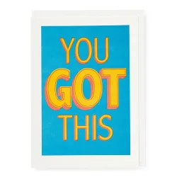 You Got This Greetings Card QP673