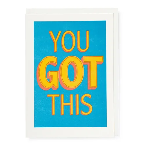 You Got This Greetings Card QP673