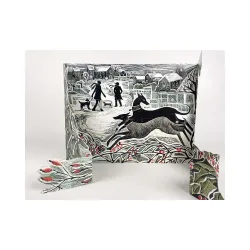 Angela Harding Whippet Wonderland Advent Calendar AC32