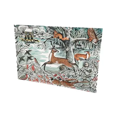 Angela Harding Winter Woodland Mini Advent Calendar Card ADC2