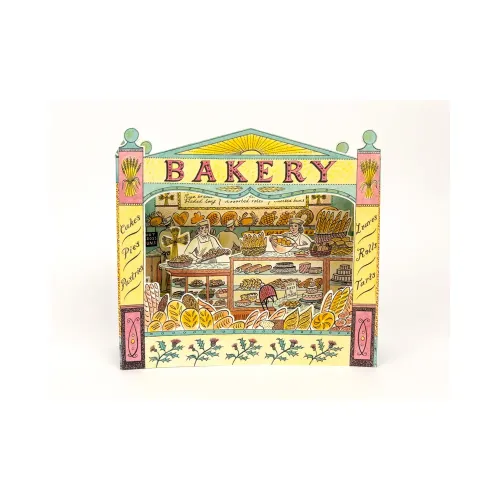 Emily Sutton Bakery Shop Greetings Card ES1702