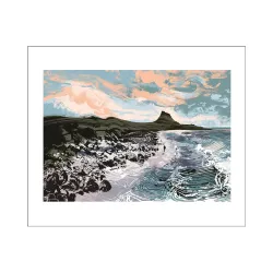 Andy Lovell Early Morning Light Lindisfarne Greetings Card BL3264