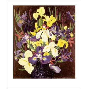 Cedric Morris Group of Irises Greetings Card CS2080