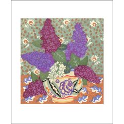 Matt Underwood Lilac Greetings Card MU3042