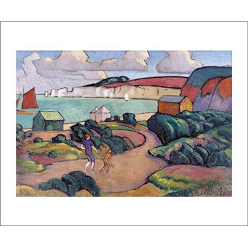 Roger Fry Studland Bay Dorset Greetings Card RF2084