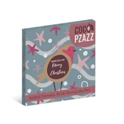 Coco Pzazz Robin Salted Caramel Milk Chocolate Bar