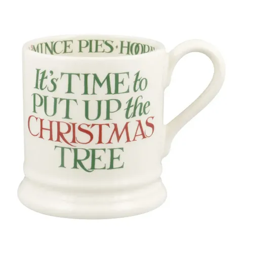 Emma Bridgewater Toast and Marmalade Christmas Tree Half Pint Mug