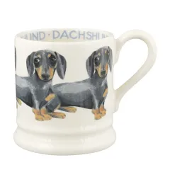 Emma Bridgewater Black and Tan Dachshund Half Pint Mug