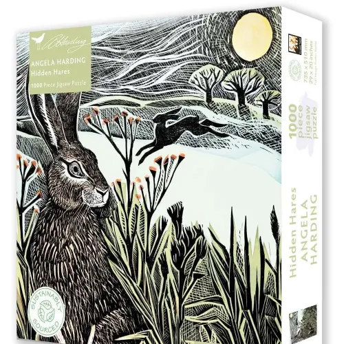 Angela Harding Hidden Hares 1000 Piece Jigsaw Puzzle