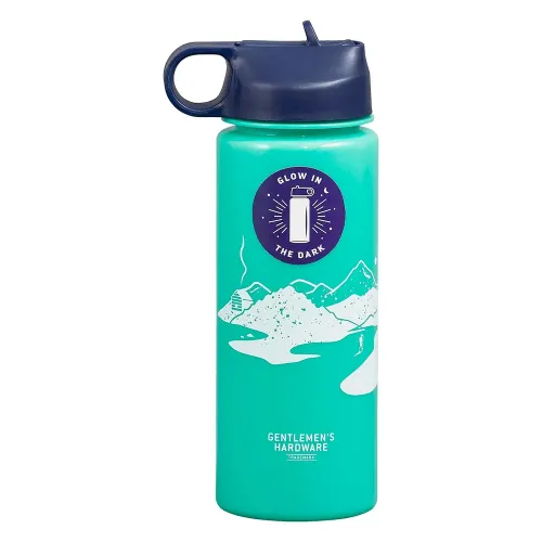 Gentlemen's Hardware Glow in the Dark Water Bottle 700ml