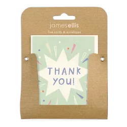 Exploding Star Mini Thank You Cards MP3617