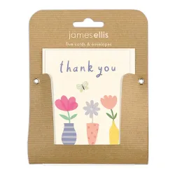 Flowers in Vases Mini Thank You Cards MP3619