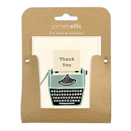 Typewriter Thank You Mini Cards MP2387