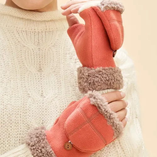 Powder Design Ladies Mittens Anna Coral