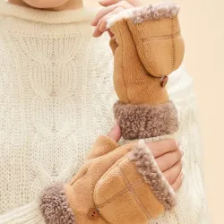 Powder Design Ladies Mittens Anna Teddy