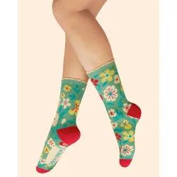 Powder Design Ladies Ankle Socks Blooming Lovely Sage