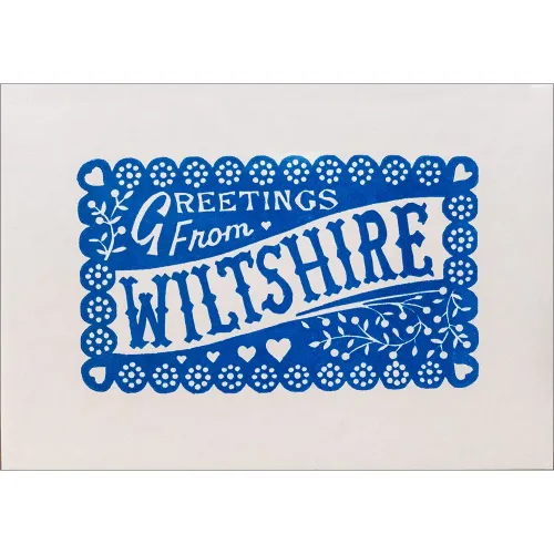 Greetings From Wiltshire Card