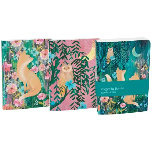 Roger la Borde Moonlit Meadow A6 Note Book Set A6E077S