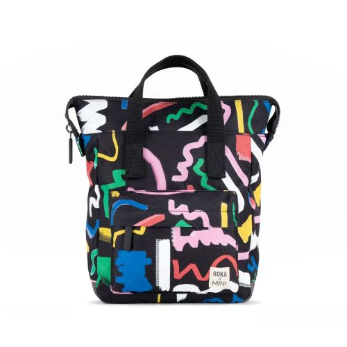 Roka Miss Pompom Scribble Print Bantry B Recycled Backpack