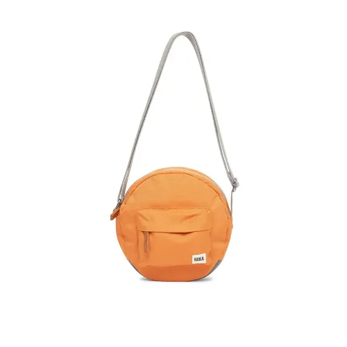 Roka Sustainable Paddington B Small Crossbody Bag Atomic Orange