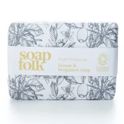 Soap Folk Lemon and Bergamot Soap Bar 105g