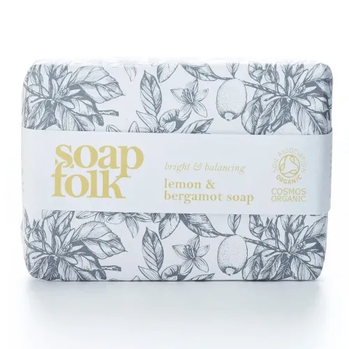 Soap Folk Lemon and Bergamot Soap Bar 105g