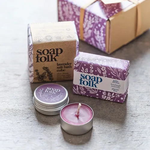 Soap Folk Lavender Sleep Care Gift Set