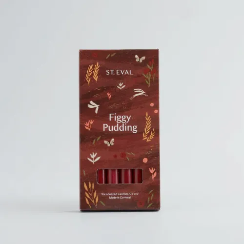 St Eval Figgy Pudding Mini Candles Pack