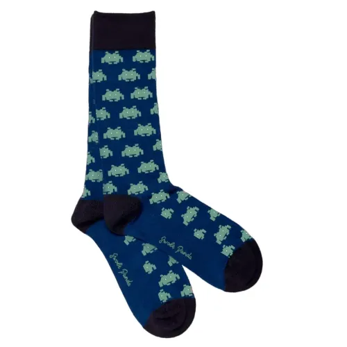 Swole Panda Men's Alien Invaders Bamboo Socks